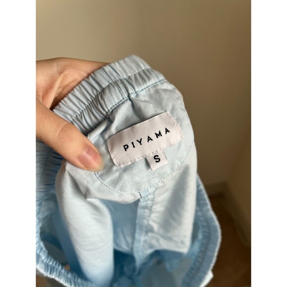 Piyama Women's Nicolette Cotton Sleep Shorts in Baby Blue Size SMALL EUC - Picture 4 of 5